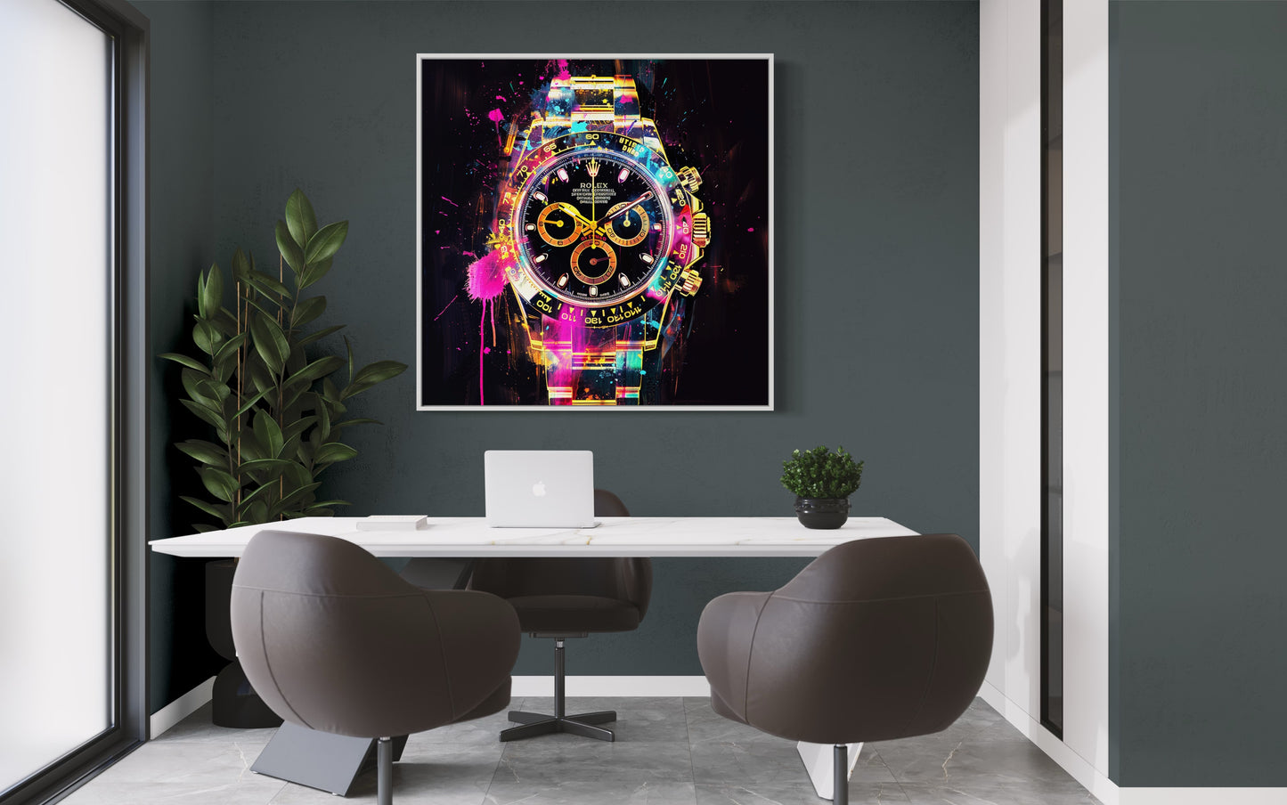 Rolex paint splash