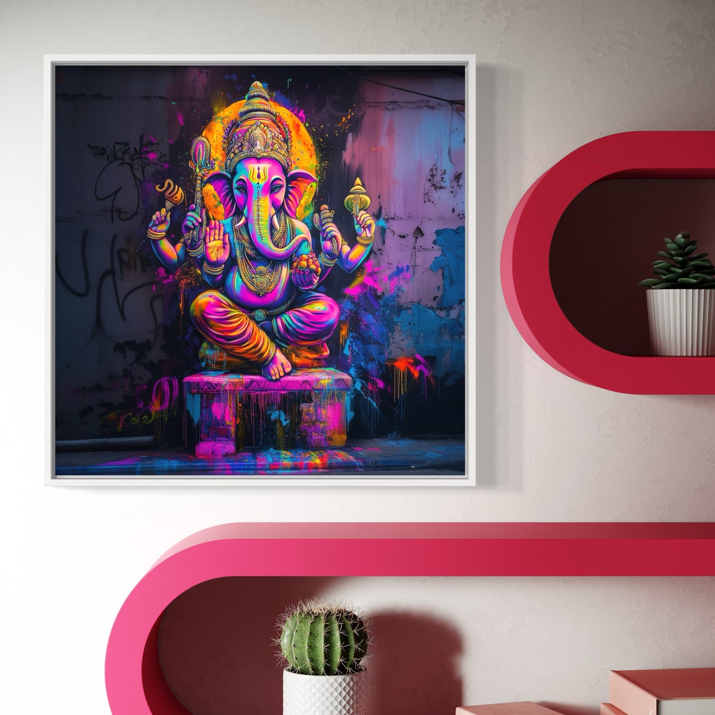 Street Art Ganesh