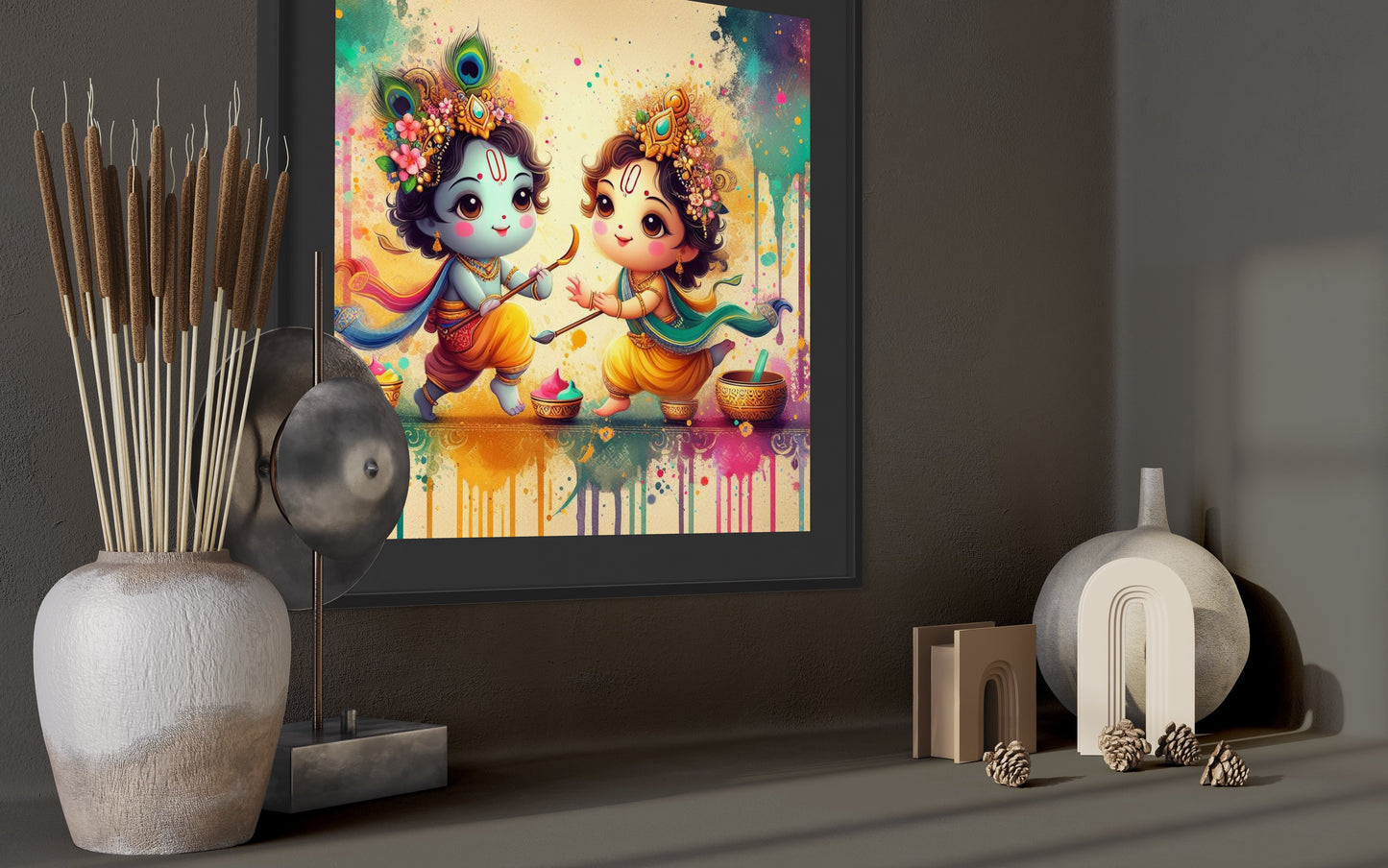 Mini Radha Krishna - Kids Kanvas