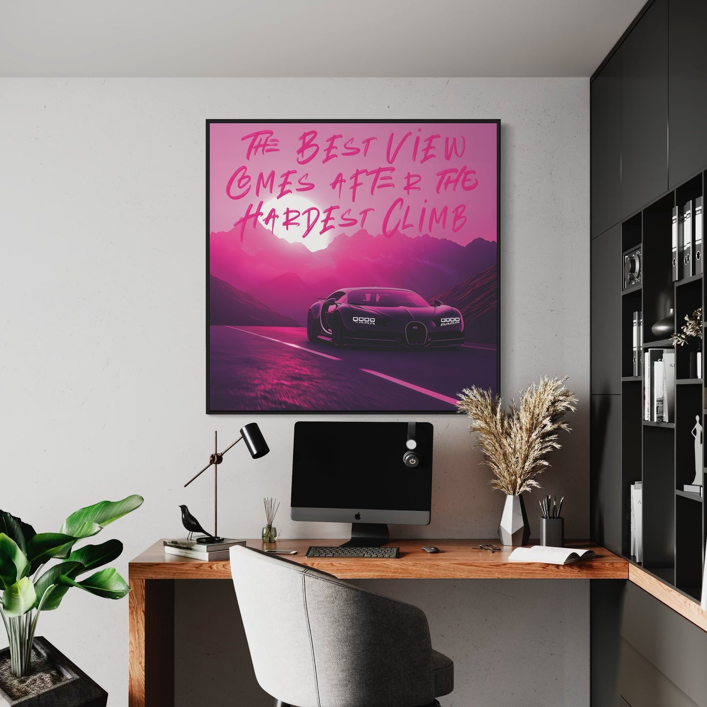 Motivational Bugatti 80 x 80cm Acrylic Print