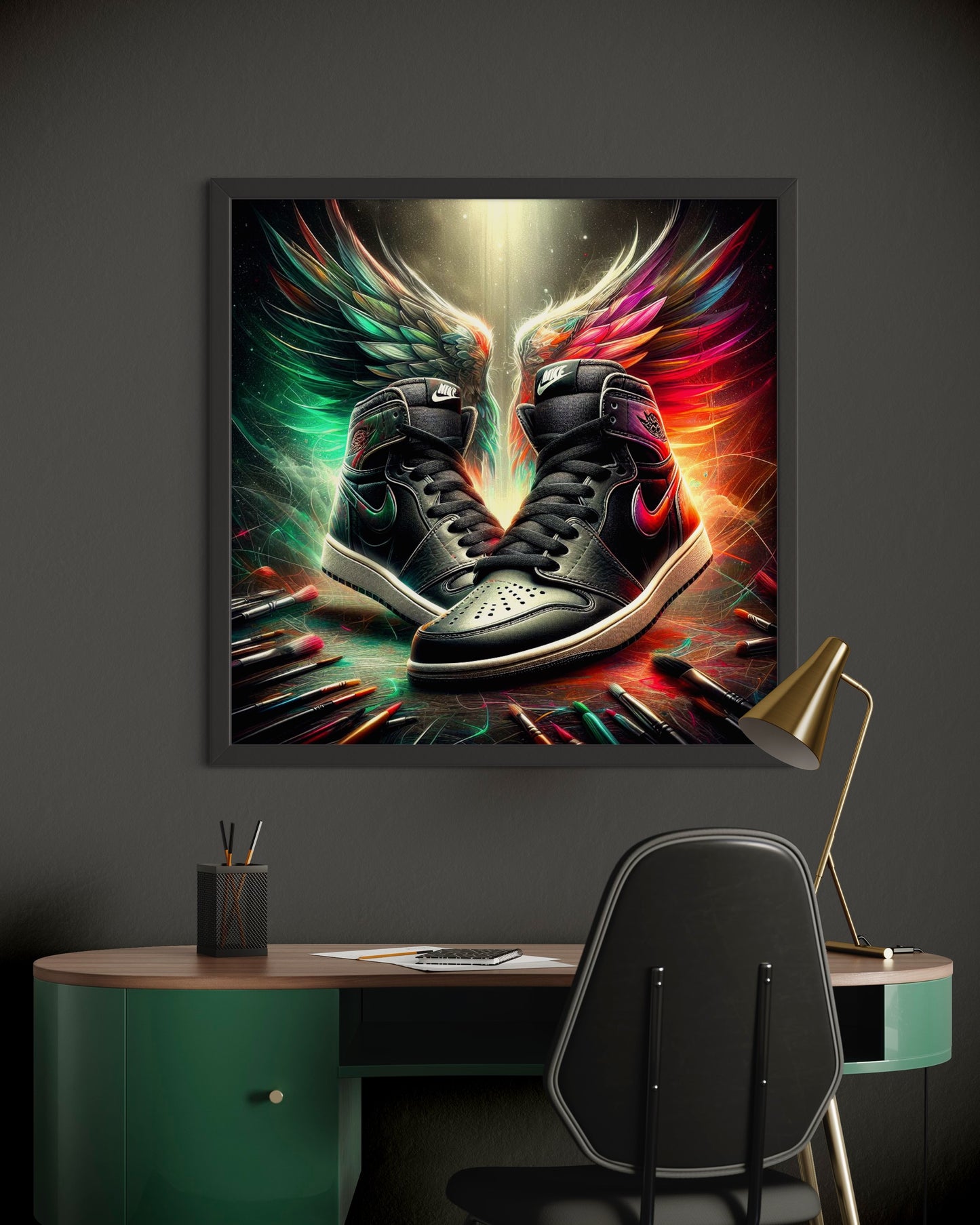 AJ1 Wings Sneaker Art