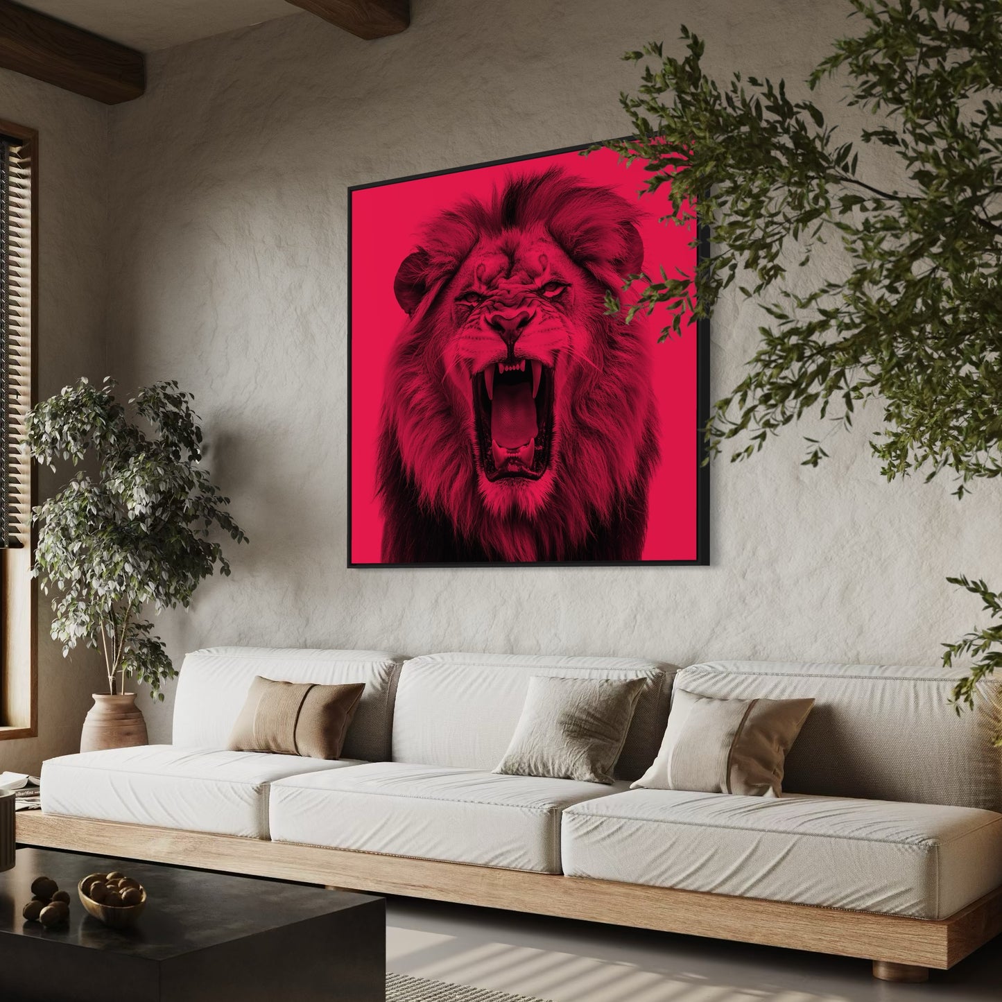 Diamond Dust Neon Lion