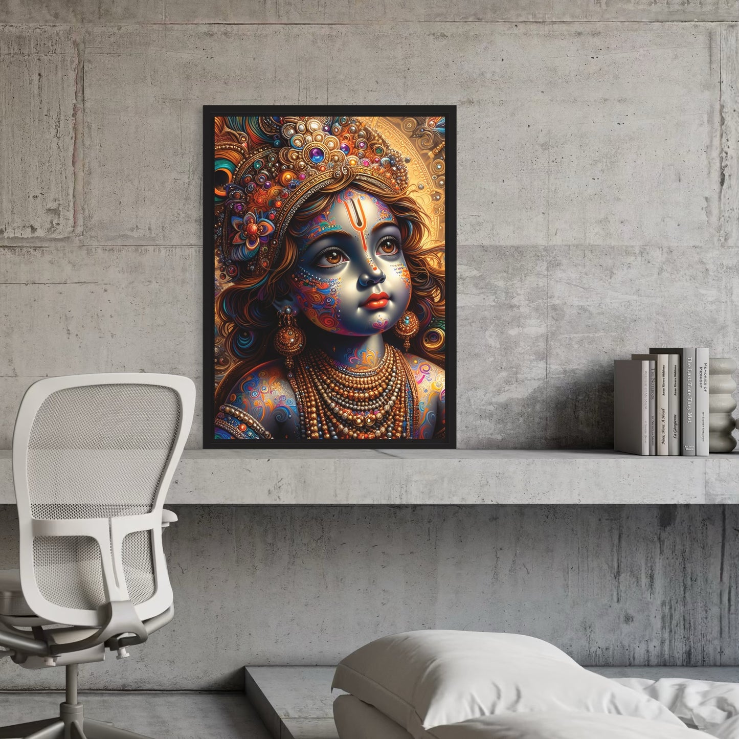 Krishna gazing