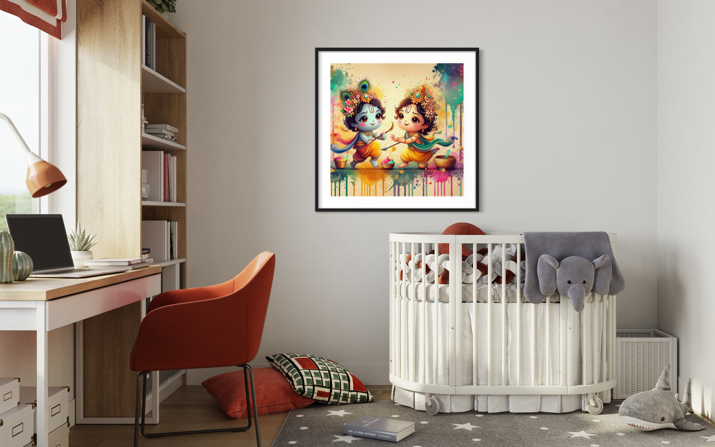Mini Radha Krishna - Kids Kanvas