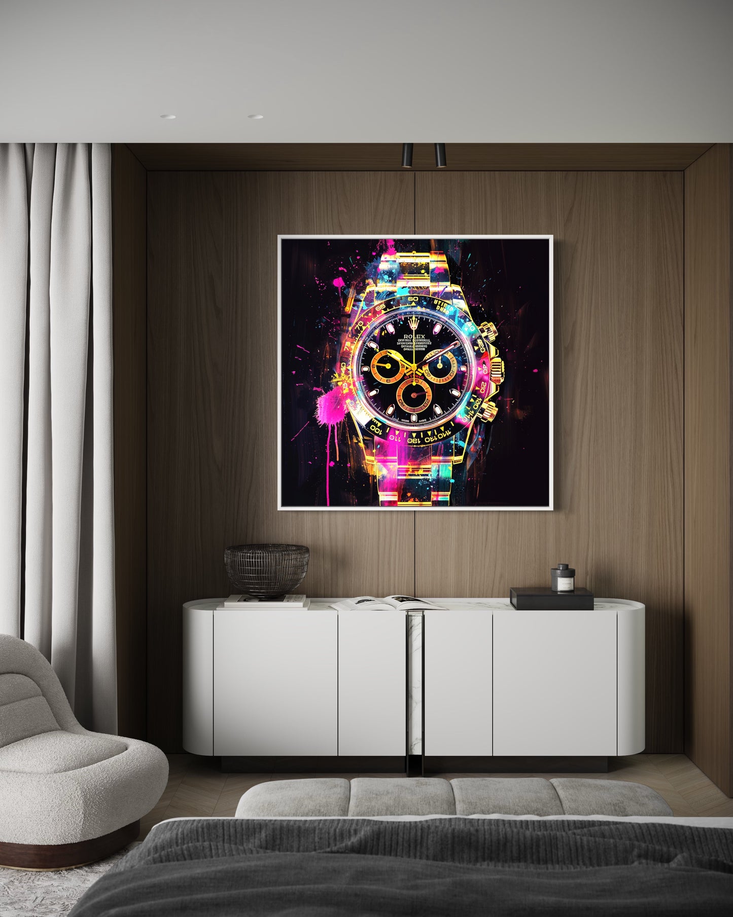 Rolex paint splash