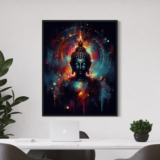 Buddha Wall Art Print : Cosmic Serenity