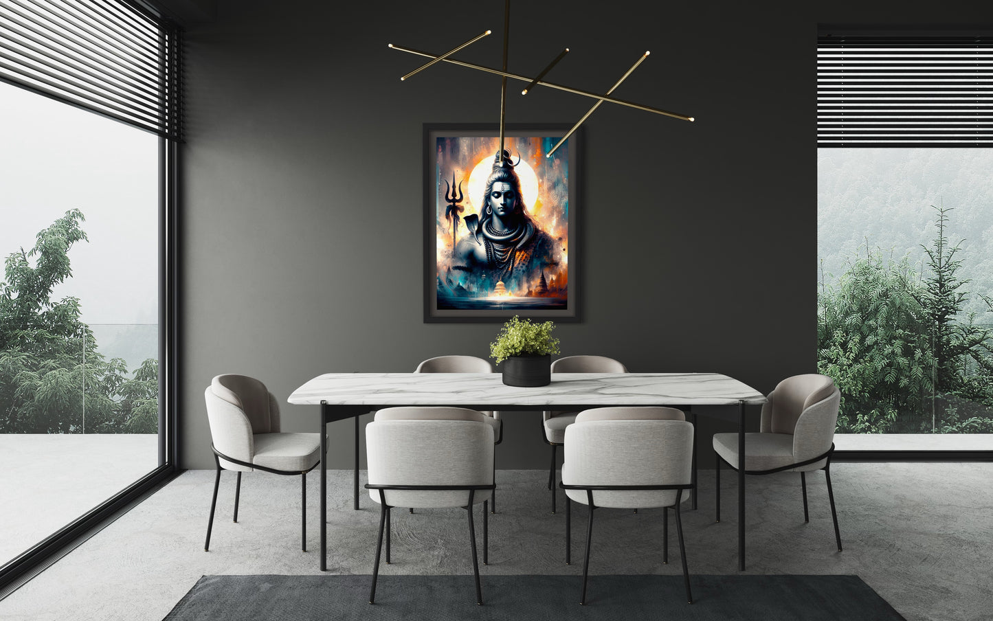 Lord Shiva Art : Awakening the Cosmos