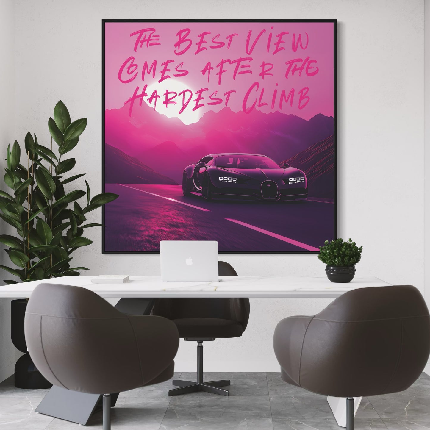 Motivational Bugatti 80 x 80cm Acrylic Print