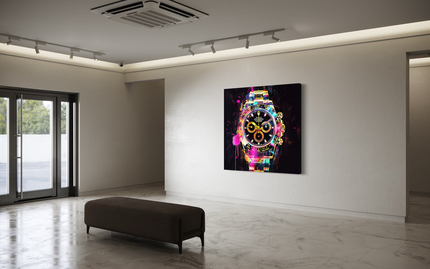 Rolex paint splash