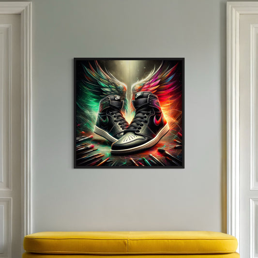 AJ1 Wings Sneaker Art