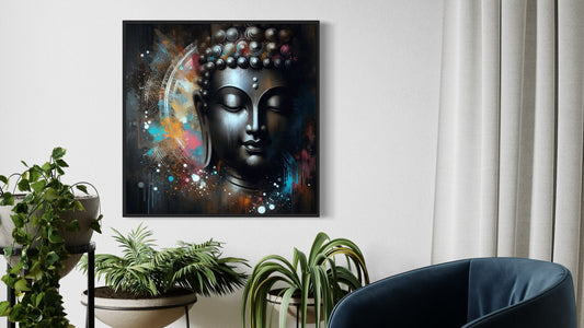 Buddha Wall Art : Enlightened Tranquility