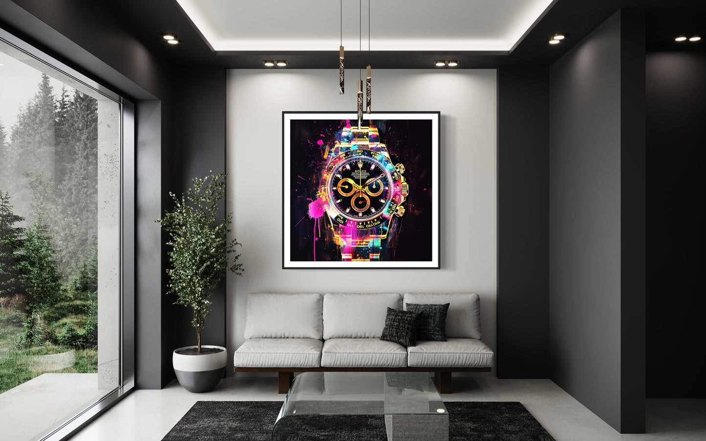 Rolex paint splash