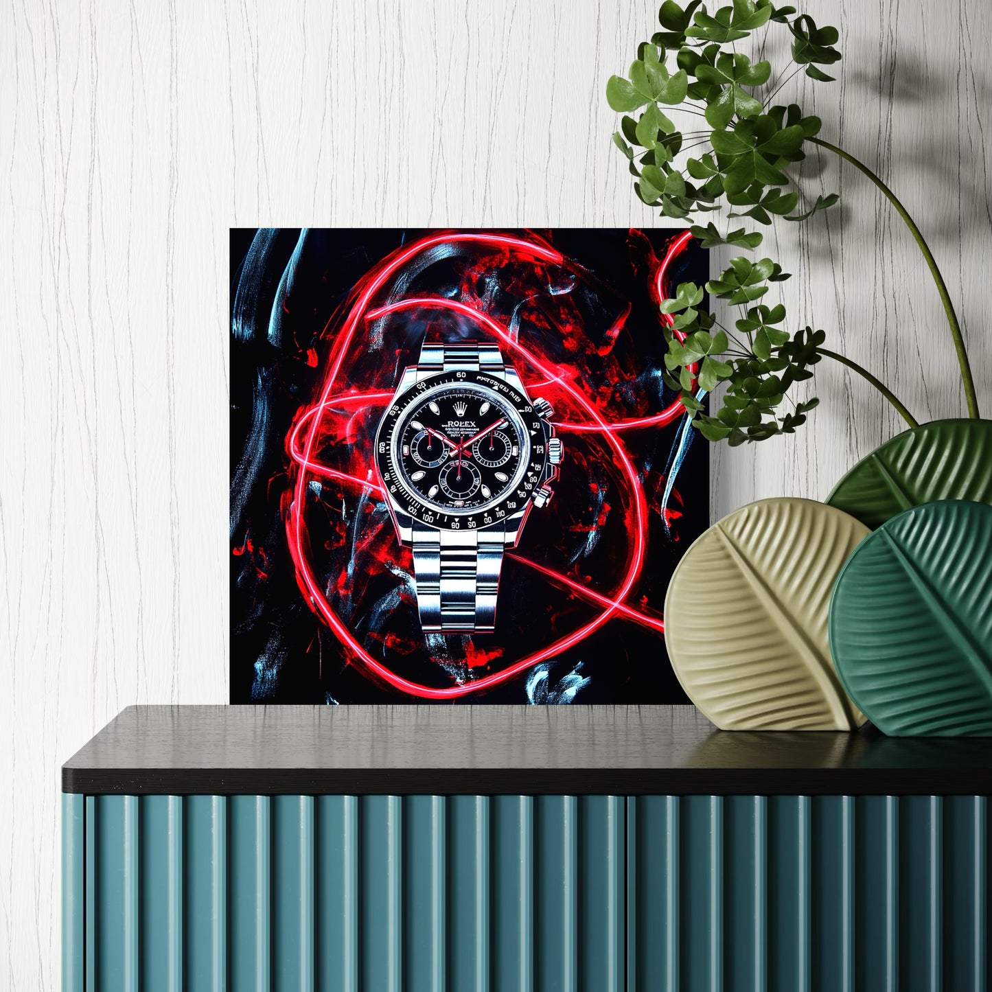 Neon red rolex