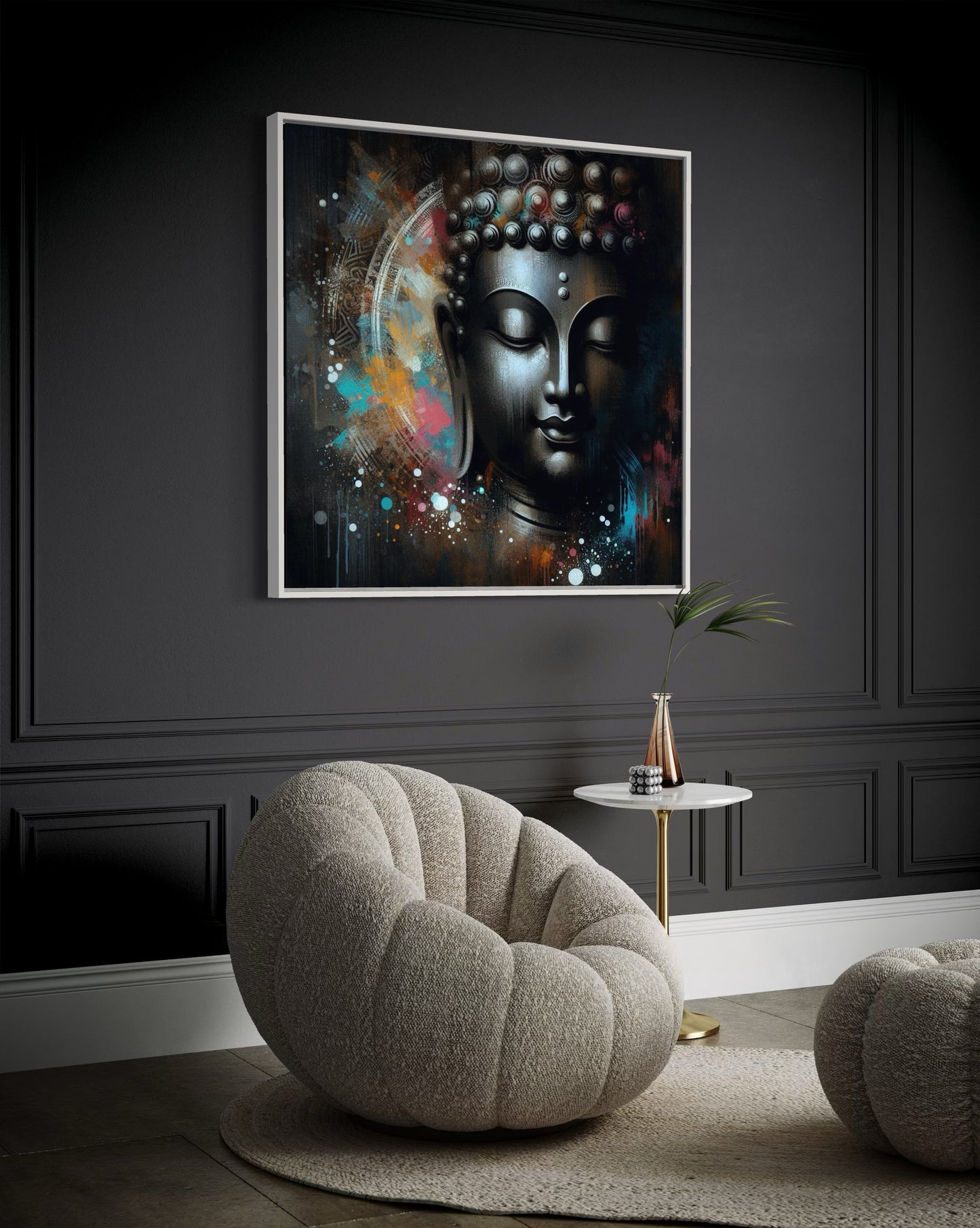 Buddha Wall Art : Enlightened Tranquility