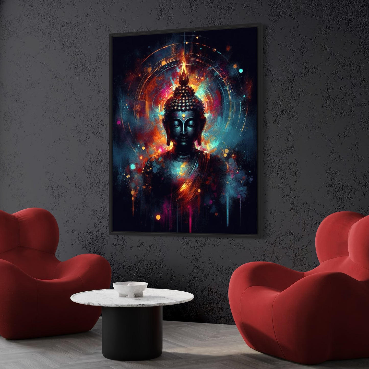 Buddha Wall Art Print : Cosmic Serenity