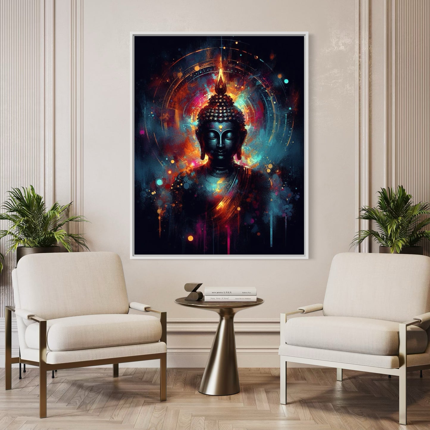 Buddha Wall Art Print : Cosmic Serenity