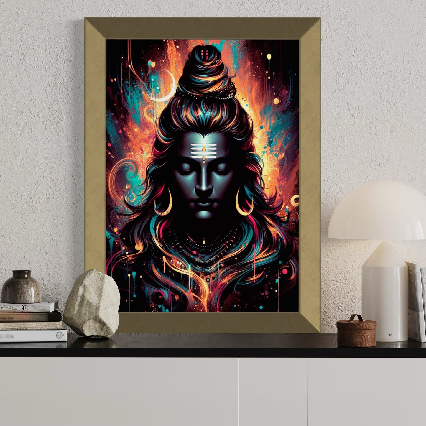 Colourful shiva
