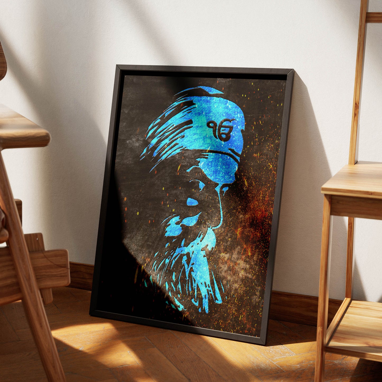 Guru Nanak Dev Ji A2 Size Art Poster Print : Divine Harmony