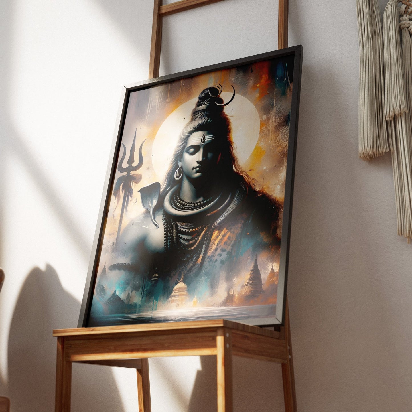 Lord Shiva Art : Awakening the Cosmos - A2 Art Poster Print