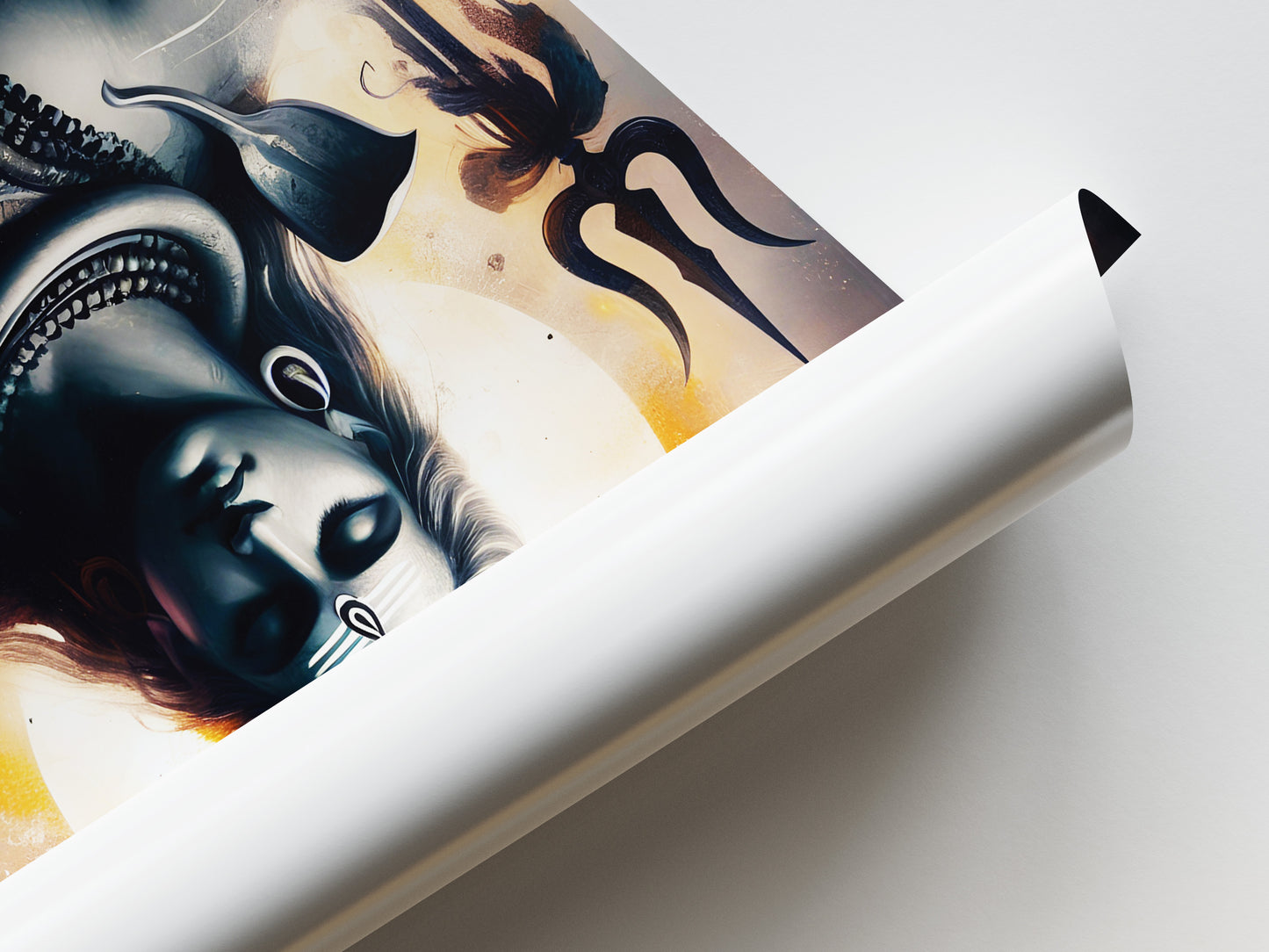 Lord Shiva Art : Awakening the Cosmos - A2 Art Poster Print