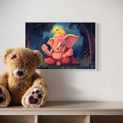 Ganesh Dusk - Kids Kanvas