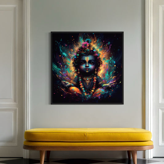 Krishna Paint Splash