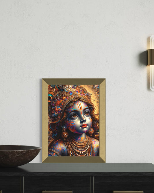 Krishna gazing