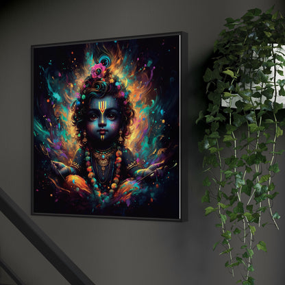 Krishna Paint Splash