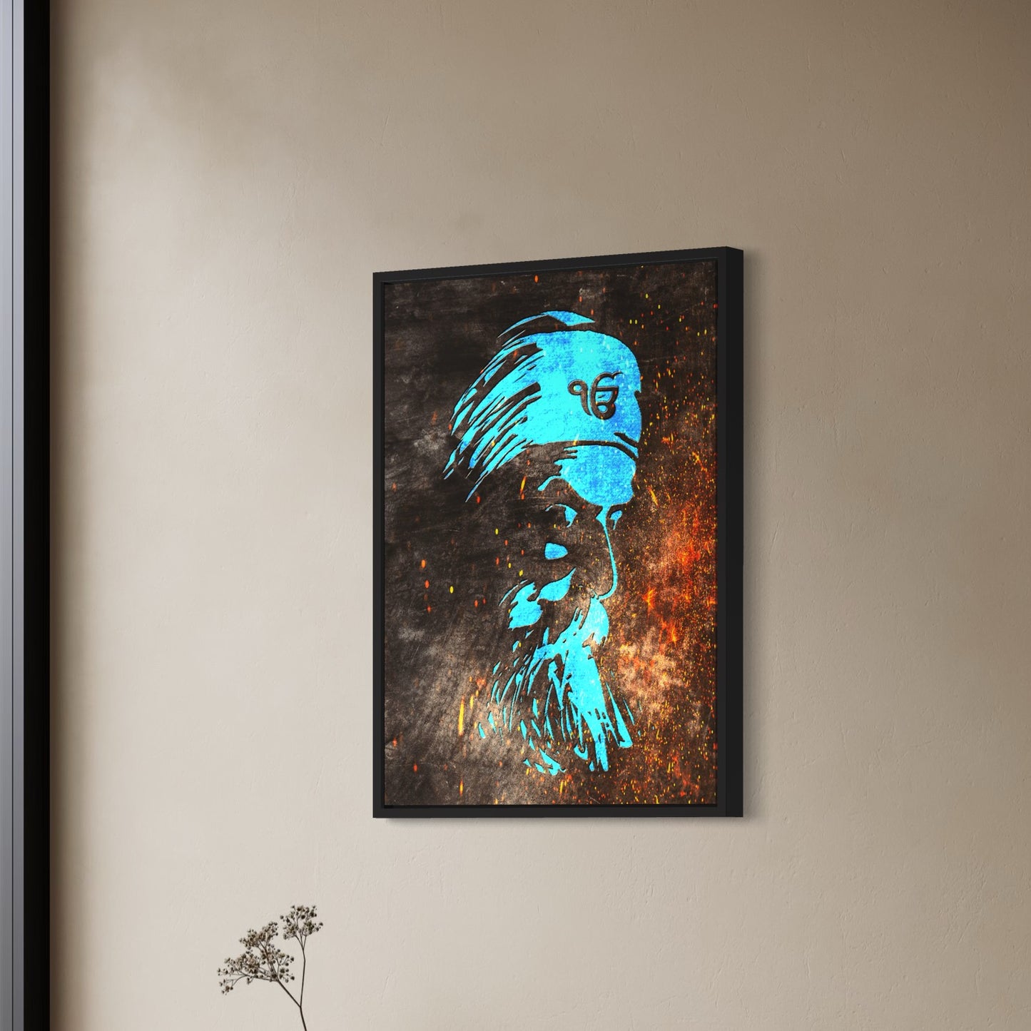 Guru Nanak Wall Art - Divine Harmony