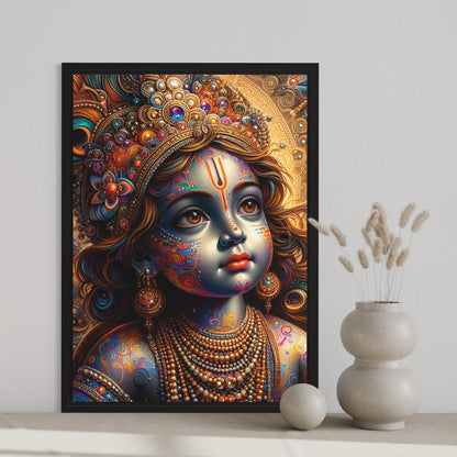 Krishna gazing