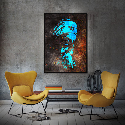 Guru Nanak Wall Art - Divine Harmony