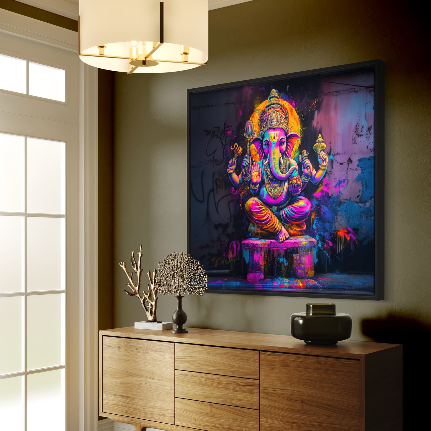 Street Art Ganesh